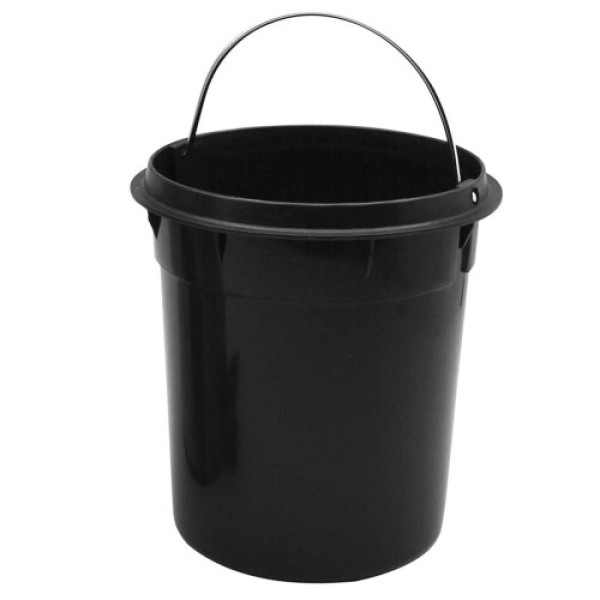 Black Metal Small 3L Foot Pedal Trash Can, Suitable for Kitchen, Bathroom, and Other Places, Sanitary Trash Can, Gift Box Packaging